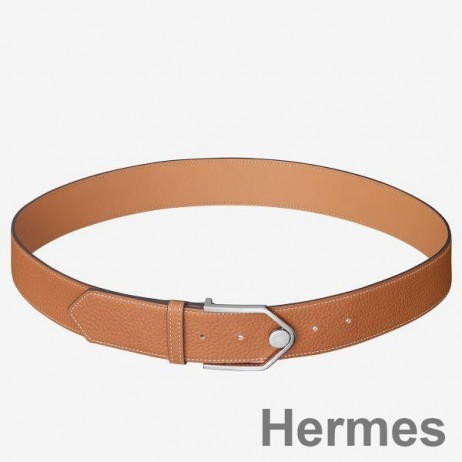 Hermes Brown Licol 40 MM Reversible Leather Belt