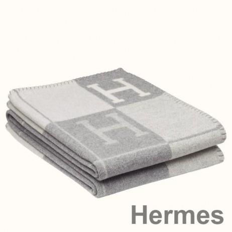 Hermes Grey Avalon III Throw Blanket