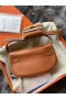 Hermès Kelly Moove Handmade Bag in Gold Swift Calfskin