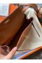 Hermès Kelly Moove Handmade Bag in Gold Swift Calfskin