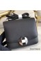 Hermes 2002 20cm Bag In Black Evercolor Calfskin