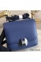 Hermes 2002 20cm Bag In Blue Brighton Evercolor Calfskin