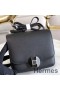 Hermes 2002 20cm Bag In Noir Evercolor Calfskin