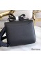 Hermes 2002 20cm Bag In Noir Evercolor Calfskin