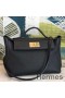 Hermes 24/24 29 Bag In Black Clemence Calfskin