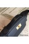 Hermes 24/24 29 Bag In Black Clemence Calfskin