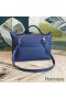 Hermes 24/24 29 Bag In Blue Clemence Calfskin