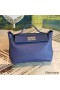 Hermes 24/24 29 Bag In Blue Clemence Calfskin
