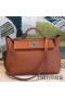 Hermes 24/24 29 Bag In Brown Clemence Calfskin