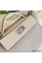 Hermes 24/24 29 Bag In Gris Asphalt Clemence Calfskin