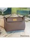 Hermes 24/24 29 Bag In Taupe Clemence Calfskin