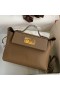 Hermes 24/24 Mini 21 Handmade Bag in Beige Weimar Evercolor Leather