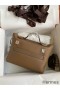 Hermes 24/24 Mini 21 Handmade Bag in Beige Weimar Evercolor Leather