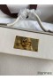 Hermes 24/24 Mini 21 Handmade Bag in Craie Evercolor Leather