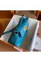 Hermes 24/24 Mini 21 Handmade Bag in Vert Bosphore Evercolor Leather