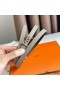 Hermes Ancre Reversible Belt 13MM in Grey Epsom Leather