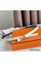 Hermes Ancre Reversible Belt 13MM in White Epsom Leather