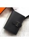 Hermes Bearn Mini Wallet In Black Epsom Leather
