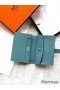 Hermes Bearn Mini Wallet In Blue Jean Epsom Leather