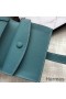 Hermes Bearn Mini Wallet In Blue Jean Epsom Leather