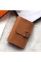 Hermes Bearn Mini Wallet In Gold Epsom Leather