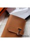 Hermes Bearn Mini Wallet In Gold Epsom Leather