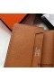 Hermes Bearn Mini Wallet In Gold Epsom Leather