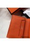Hermes Bearn Mini Wallet In Orange Epsom Leather