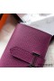 Hermes Bearn Mini Wallet In Purple Epsom Leather