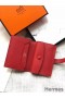 Hermes Bearn Mini Wallet In Red Epsom Leather