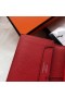 Hermes Bearn Mini Wallet In Red Epsom Leather