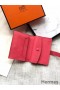 Hermes Bearn Mini Wallet In Rose Lipstick Epsom Leather