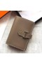 Hermes Bearn Mini Wallet In Taupe Epsom Leather