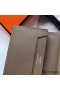 Hermes Bearn Mini Wallet In Taupe Epsom Leather