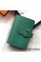 Hermes Bearn Mini Wallet In Vert Vertigo Epsom Leather