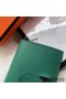 Hermes Bearn Mini Wallet In Vert Vertigo Epsom Leather