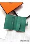 Hermes Bearn Mini Wallet In Vert Vertigo Epsom Leather