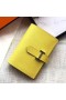 Hermes Bearn Mini Wallet In Yellow Epsom Leather
