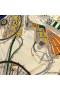 Hermes Beige/Blue Voitures en Equilibre Shawl 140