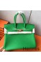 Hermes Birkin 25 Handmade Bag In Bambou Clemence Leather
