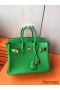 Hermes Birkin 25 Handmade Bag In Bambou Clemence Leather
