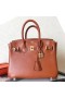 Hermes Birkin 25 Handmade Bag In Gold Swift Leather