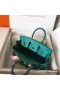 Hermes Birkin 25 Handmade Bag In Malachite Swift Leather
