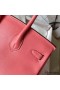 Hermes Birkin 25 Handmade Bag In Rose Lipstick Swift Leather