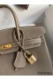 Hermes Birkin 25 Handmade Bag In Taupe Epsom Calfskin