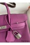 Hermes Birkin 25 Retourne Handmade Bag In Anemone Epsom Calfskin