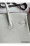 Hermes Birkin 25 Retourne Handmade Bag In Beton Swift Calfskin