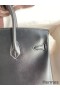 Hermes Birkin 25 Retourne Handmade Bag In Black Box Calfskin