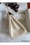 Hermes Birkin 25 Retourne Handmade Bag In Nata Swift Calfskin