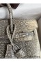 Hermes Birkin 25 Retourne Handmade Bag In Ombre Lizard Leather